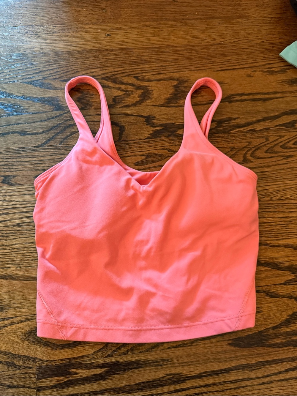 Women's Pink V-Neck LuluLemon Tank Top